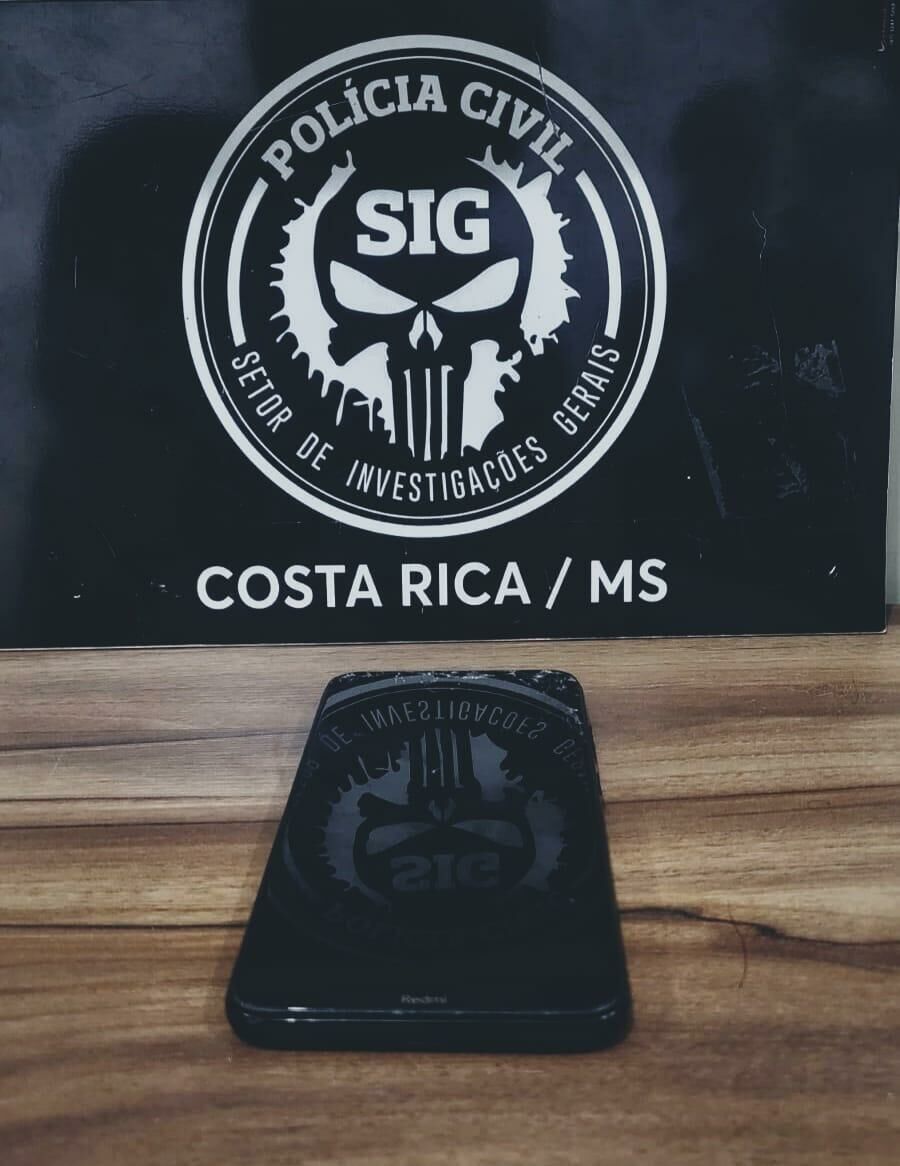 Imagem de compartilhamento para o artigo Polícia Civil recupera aparelho celular com receptador em Costa Rica da MS Todo dia